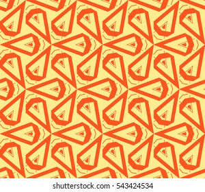 Geometric shape abstract vector illustration. Seamless pattern.