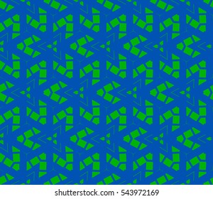 Geometric shape abstract vector illustration. Seamless pattern.