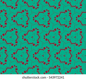 Geometric shape abstract vector illustration. Seamless pattern.