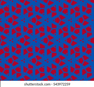 Geometric shape abstract vector illustration. Seamless pattern.