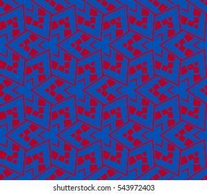 Geometric shape abstract vector illustration. Seamless pattern.