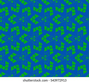 Geometric shape abstract vector illustration. Seamless pattern.