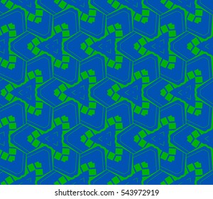 Geometric shape abstract vector illustration. Seamless pattern.