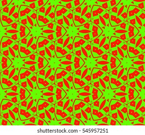 Geometric shape abstract vector illustration. Seamless pattern.