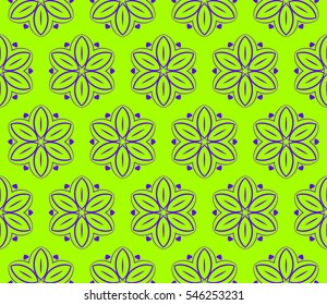 Geometric shape abstract vector illustration. Seamless pattern.