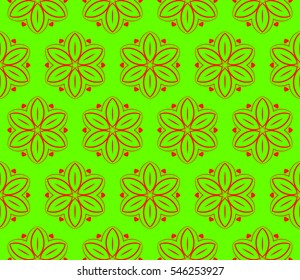 Geometric shape abstract vector illustration. Seamless pattern.