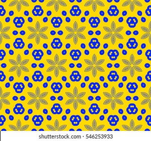 Geometric shape abstract vector illustration. Seamless pattern.