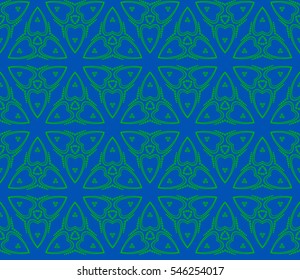 Geometric shape abstract vector illustration. Seamless pattern.
