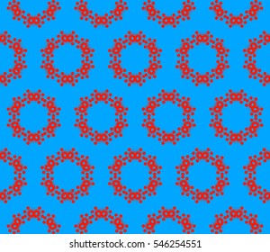 Geometric shape abstract vector illustration. Seamless pattern.