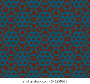 Geometric shape abstract vector illustration. Seamless pattern.