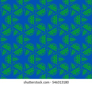 Geometric shape abstract vector illustration. Seamless pattern.