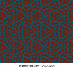 Geometric shape abstract vector illustration. Seamless pattern.