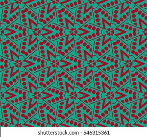 Geometric shape abstract vector illustration. Seamless pattern.