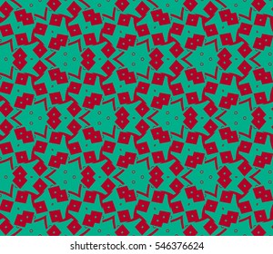 Geometric shape abstract vector illustration. Seamless pattern.
