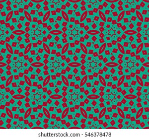 Geometric shape abstract vector illustration. Seamless pattern.
