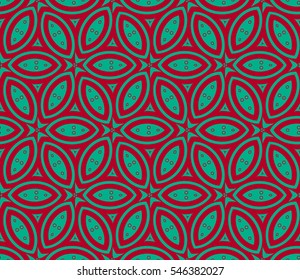Geometric shape abstract vector illustration. Seamless pattern.