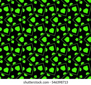 Geometric shape abstract vector illustration. Seamless pattern.