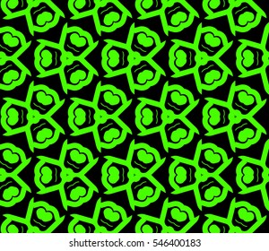 Geometric shape abstract vector illustration. Seamless pattern.