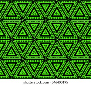 Geometric shape abstract vector illustration. Seamless pattern.