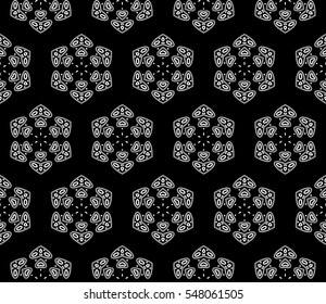 Geometric shape abstract vector illustration. Seamless pattern.