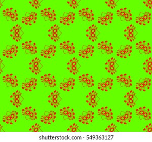 Geometric shape abstract vector illustration. Seamless pattern.