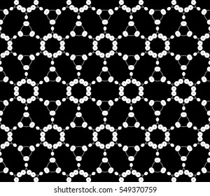 Geometric shape abstract vector illustration. Seamless pattern.