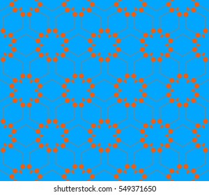 Geometric shape abstract vector illustration. Seamless pattern.