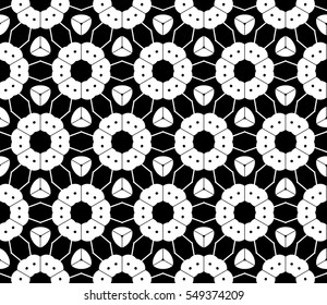 Geometric shape abstract vector illustration. Seamless pattern.