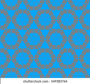 Geometric shape abstract vector illustration. Seamless pattern.