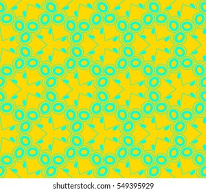 Geometric shape abstract vector illustration. Seamless pattern.