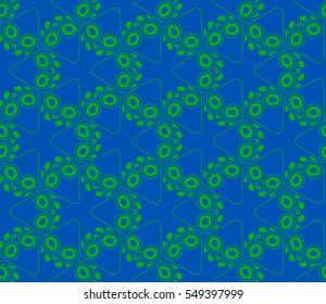 Geometric shape abstract vector illustration. Seamless pattern.