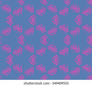 Geometric shape abstract vector illustration. Seamless pattern.
