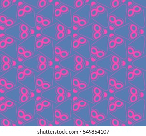 Geometric shape abstract vector illustration. Seamless pattern.