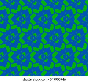 Geometric shape abstract vector illustration. Seamless pattern.
