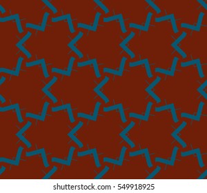 Geometric shape abstract vector illustration. Seamless pattern.