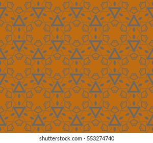 Geometric shape abstract vector illustration. Seamless pattern.