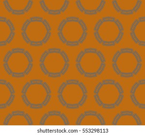 Geometric shape abstract vector illustration. Seamless pattern.