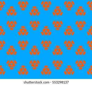 Geometric shape abstract vector illustration. Seamless pattern.