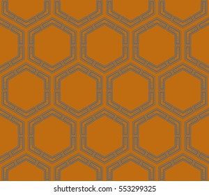 Geometric shape abstract vector illustration. Seamless pattern.