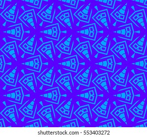 Geometric shape abstract vector illustration. Seamless pattern.