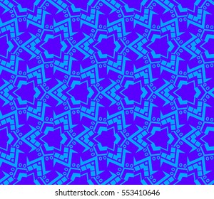 Geometric shape abstract vector illustration. Seamless pattern.
