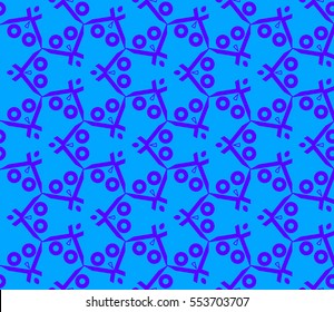 Geometric shape abstract vector illustration. Seamless pattern.