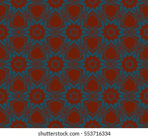 Geometric shape abstract vector illustration. Seamless pattern.