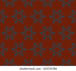 Geometric shape abstract vector illustration. Seamless pattern.