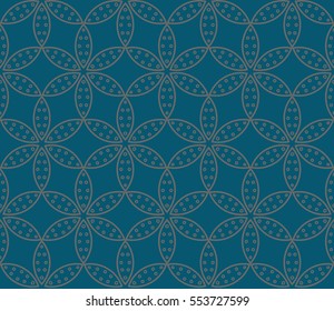 Geometric shape abstract vector illustration. Seamless pattern.