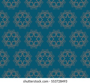 Geometric shape abstract vector illustration. Seamless pattern.