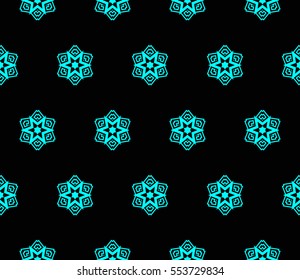 Geometric shape abstract vector illustration. Seamless pattern.