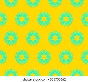Geometric shape abstract vector illustration. Seamless pattern.
