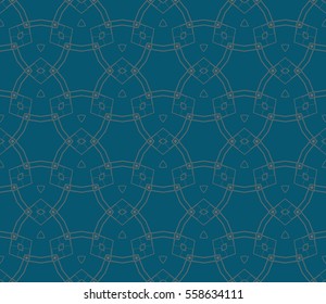 Geometric shape abstract vector illustration. Seamless pattern.