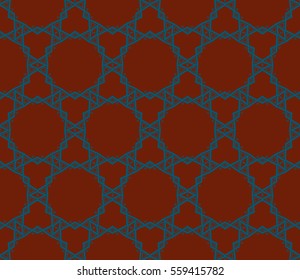 Geometric shape abstract vector illustration. Seamless pattern.